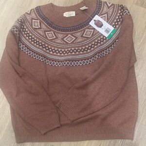 Weatherproof Women's Brown Sweater. BNWT